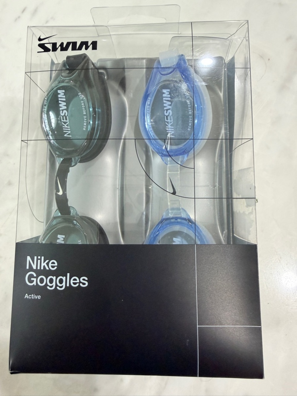 Nike Swim Goggles - Black / Blue - pack of 2